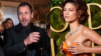 Video Of Adam Sandler Dapping Up Elegant Gown-Wearing Zendaya Goes Viral