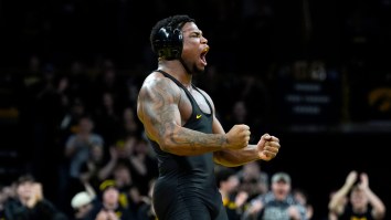 Iowa Hawkeyes Wrestler Crashes Out After Talking Trash Only To Get Benched For Rivalry Match