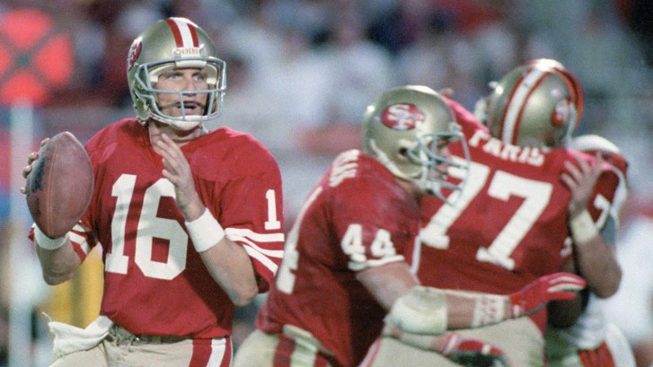 Joe Montana in Super Bowl XXIII