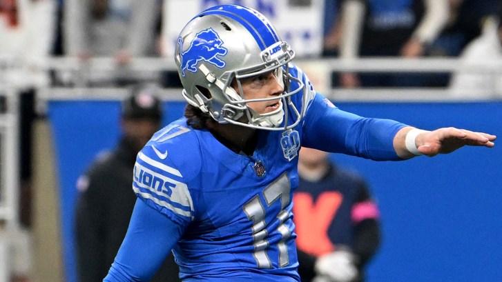 Lions kicker Michael Badgley