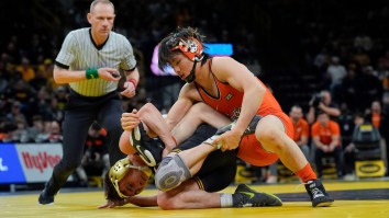 Oklahoma State Wrestling Coaches Find Genius Way To Communicate With Japanese Athlete During Match