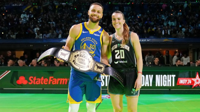 Steph Curry and Sabrina Ionescu