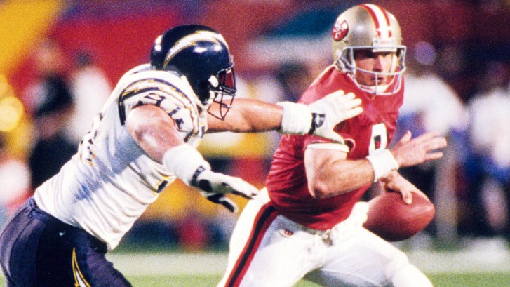 Steve Young in Super Bowl XXIX