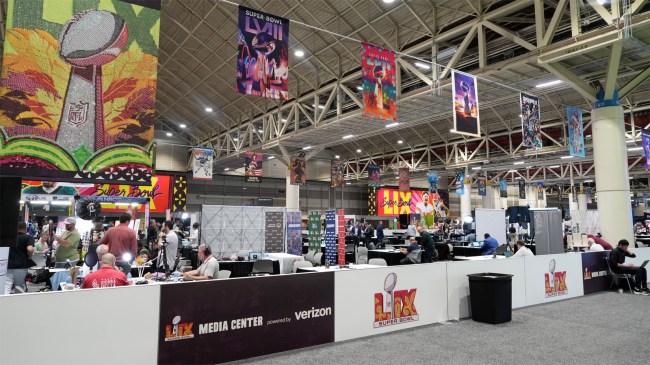 Super Bowl LIX media center