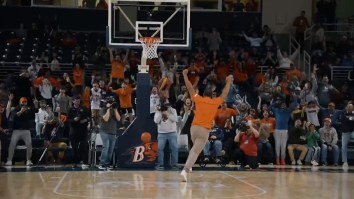 Alex Rodriguez Drains Half-Court Shot At College Basketball Game To Win $10K For Random Student