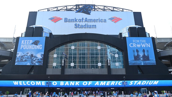 Bank of America Stadium exterior