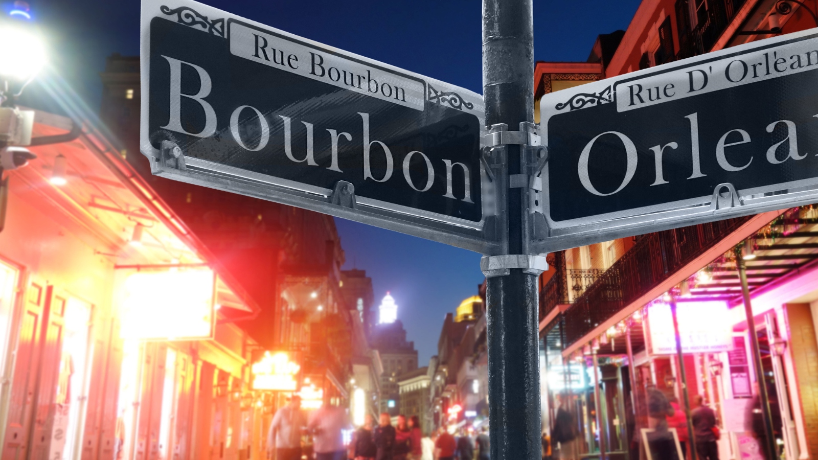 bourbon street signs