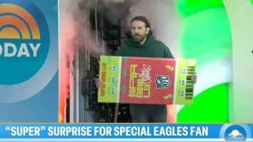 Bradley Cooper Surprises Young Eagles Fan Battling Arthritis With Super Bowl Tickets In A Real Onion-Chopping Moment