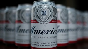 Budweiser America beer cans