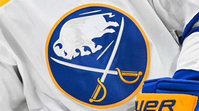 Buffalo Sabres logo on jersey