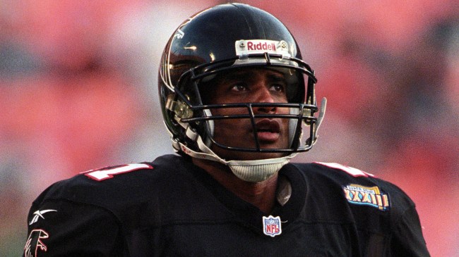 Falcons safety Eugene Robinson in Super Bowl XXXII