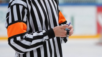 Unhinged Hockey Dad Reportedly Arrested After Attacking Two Teenage Refs During A Game (Video)