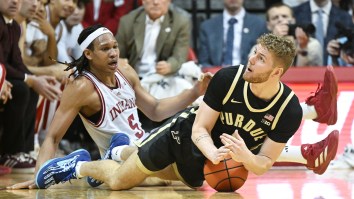 Indiana Gets Away With Dirty Kick To Groin As Big Ten College Basketball Officials Look The Other Way