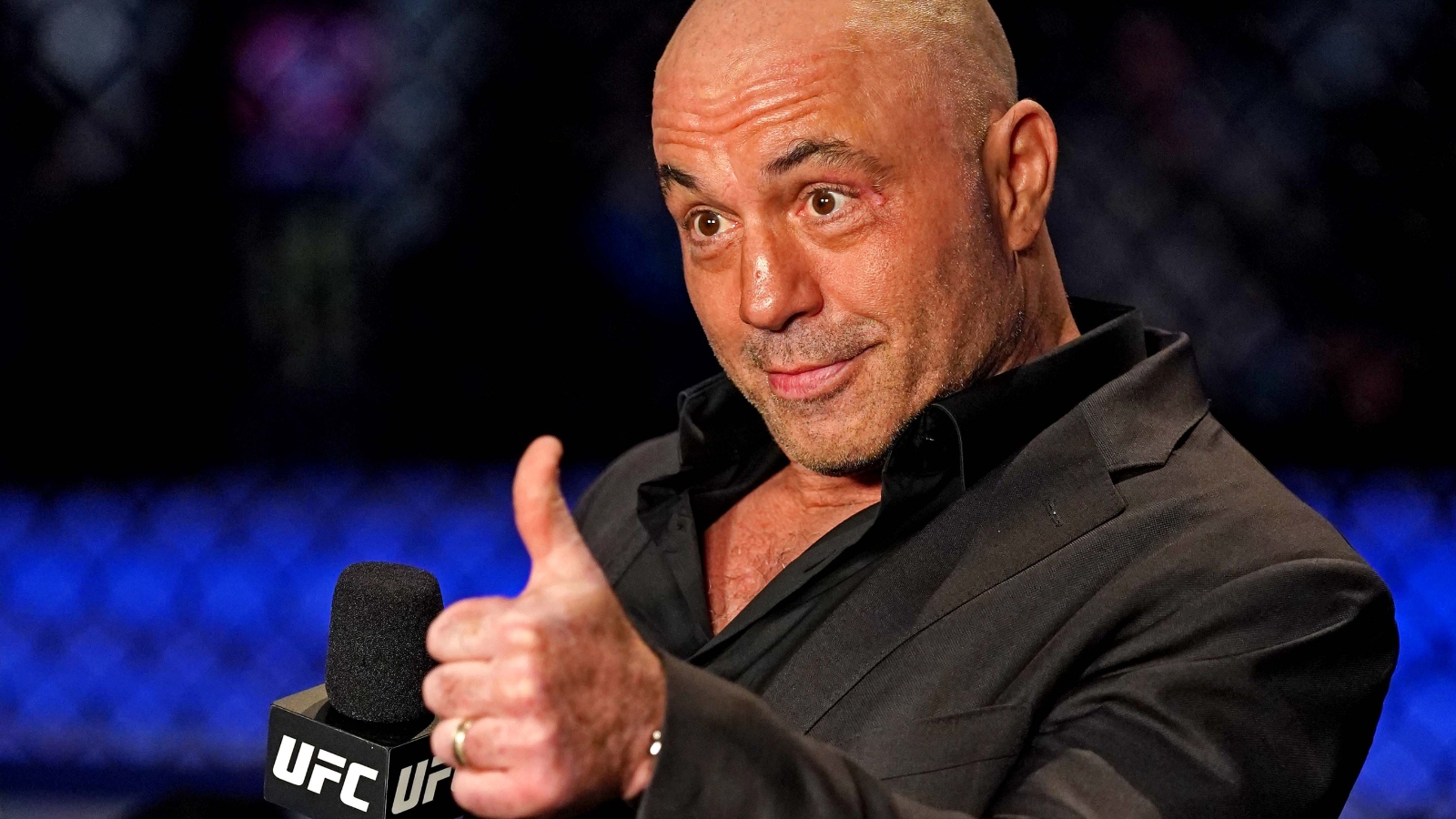 Joe Rogan giving a thumbs up