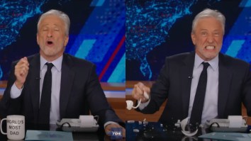 Jon Stewart Gashes His Hand After Smashing A Coffee Mug During Heated ‘Daily Show’ Rant