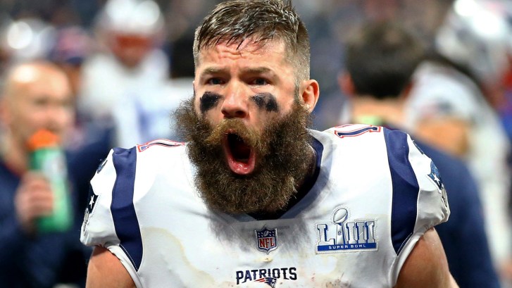 Patriots WR Julian Edelman in Super Bowl LIII