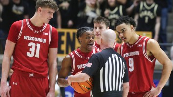 Big Ten Officials Eject Wisconsin Basketball Player For Egregious Flagrant Foul Despite Clear Accident