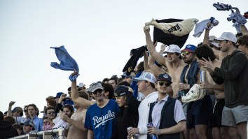 Kansas Students Fueled By Free Beer Turn Iconic Basketball Chant Into Savage Baseball Heckle