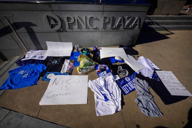 Luka Doncic trade protest shrine