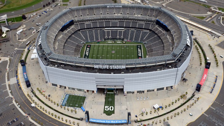 MetLife Stadium aerial view