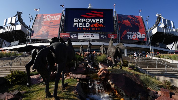 Mile High Stadium exterior