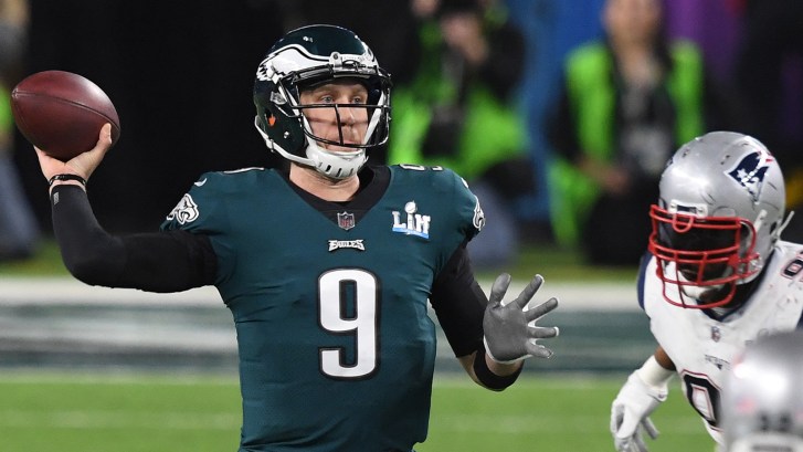 Nick Foles in Super Bowl LII