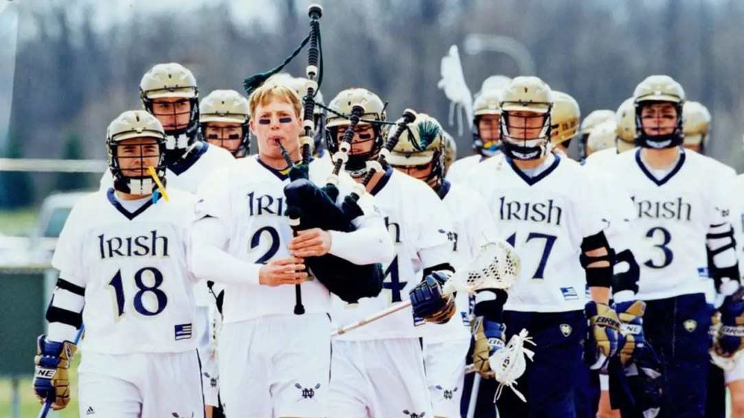 Notre Dame Lacrosse Bagpipes