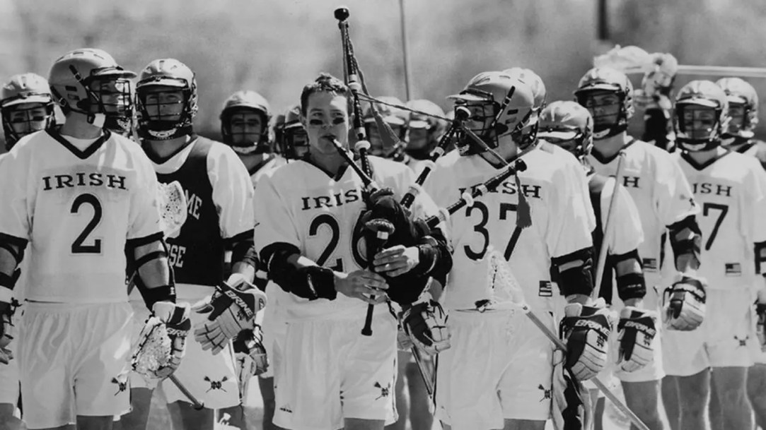 Notre Dame Lacrosse Bagpipes