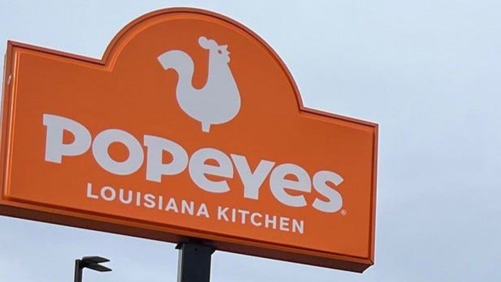 Popeyes sign