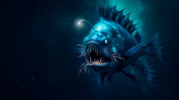 People Can’t Stop Crying Over The Tiny Anglerfish Swimming To See Light Before Dying