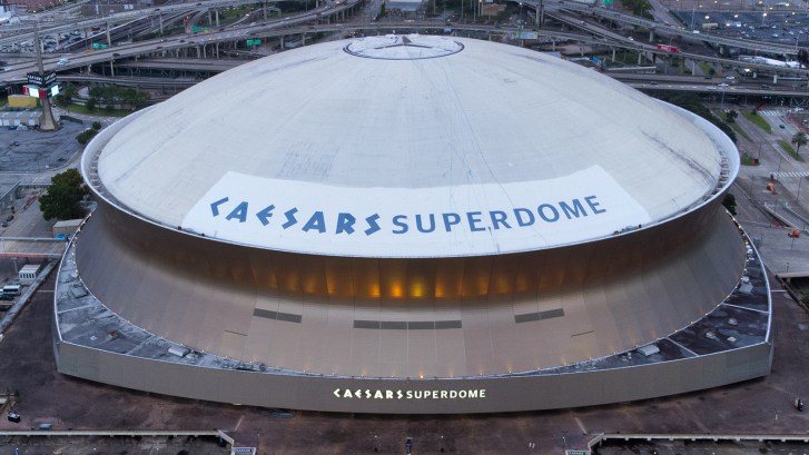 Superdome aerial view