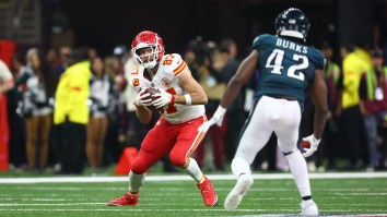 Embarrassing Clips From Super Bowl Suggest It Might Be Time For Travis Kelce To Retire