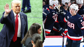 ‘We Love You Guys, Bring It Home’ President Trump Speaks To Team USA Before Four Nations Game Vs Canada