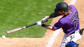 Colorado Rockies’ Top Prospect Launches His Bat At Pitcher After Mashing Monster Home Run (VIDEO)