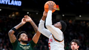 Maryland Terrapins center Derik Queen NCAA Tournament game-winner against Colorado State