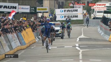 French Cyclist Wins Home Race After Competitors Go The Wrong Direction, Again