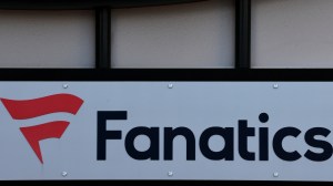 Fanatics logo on sign