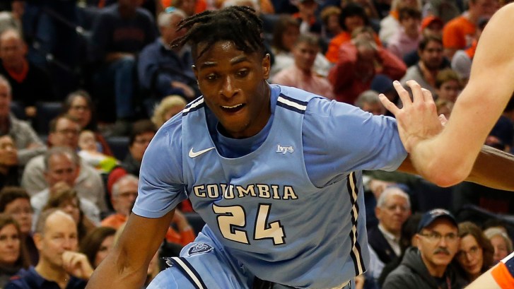 Columbia basketball player Ike Nweke