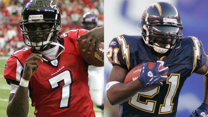 Michael Vick and LaDainian Tomlinson