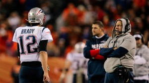 New England Patriots quarterback Tom Brady and head coach Bill Belichick