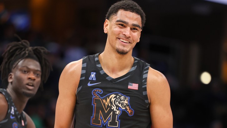 Memphis basketball player Nicholas Jourdain