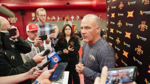 Iowa State Wrestling Coach Kevin Dresser before Big 12 tournament