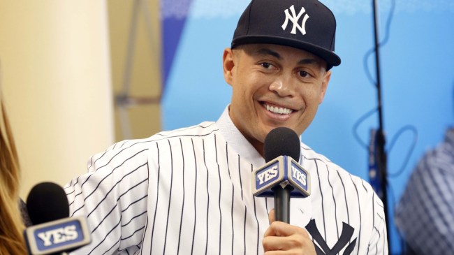 New York Yankees slugger Giancarlo Stanton on the YES Network.