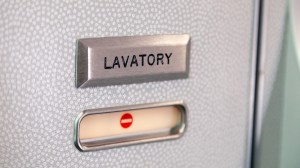 airplane lavatory occupied sign