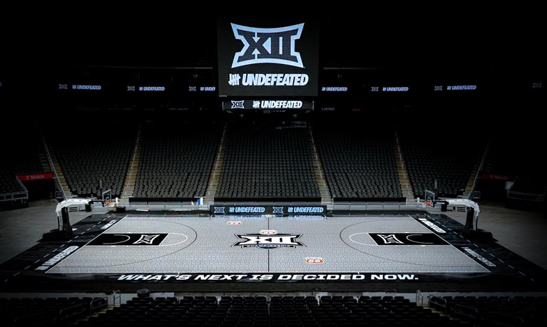 Big 12 Basketball Tournament Court