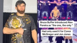 Bruce Buffer Called Alex Pereira ‘The One and Only’ Like He Did for McGregor and Jones—Then He Lost His Belt