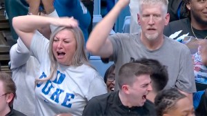 Cooper Flagg Mom North Carolina Classless Viral Dunk Celebration