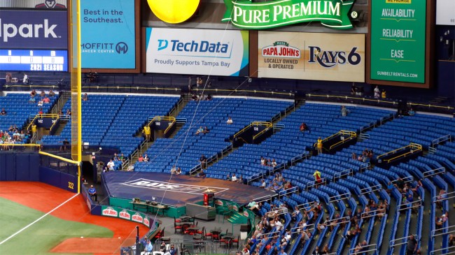 general view of Tampa Bay Rays Tropicana Field