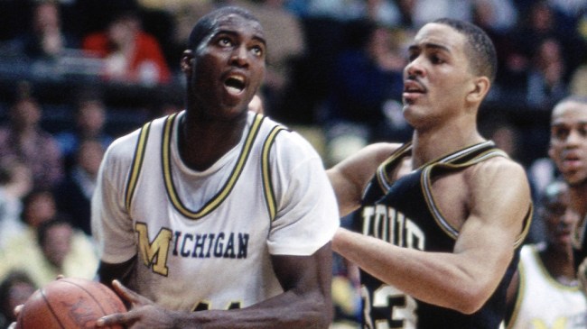 Michigan forward Glen Rice