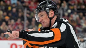 NHL ref Kelly Sutherland